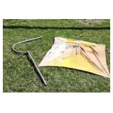 Old John Deere  tractor umbrella.