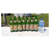 7 pint glass empty 7up bottles