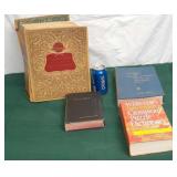 Hardback books including Webster