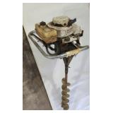 Dayton Gas post hole digger run needs gas line.