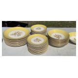 Century Service , Autumn Gold Plates, w tote