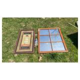 Americana Wall Art , Mirror Window