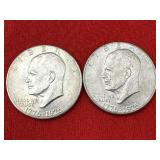 Ike Bicentennial Dollar Coins