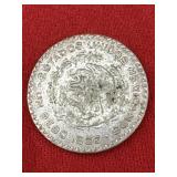 1966 Mexican UN Peso Silver Coin