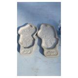 Longberger Pottery Cookie Molds 2