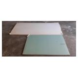 76 x 36.5 piece of drywall and 45 x 34 piece of