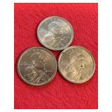 2000-P & 2-2000-D Sacagawea Dollar Coins