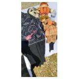 Halloween costume and fall decor