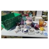 Glass Ware, Pitchers, creamer , sugar , glass