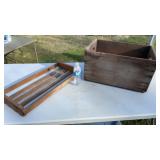 Vintage Wooden Box, and Crate