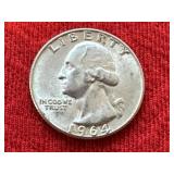 1964-D Silver Quarter
