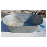 Oval Galvanized Tub
