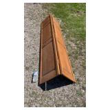 Wooden Bi Fold Door 79 inches long , each door 15