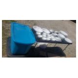 Tote Of Dishes