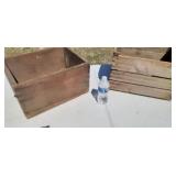 Wooden crates
