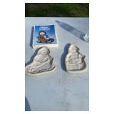 Longaberger Pottery Cookie Molds