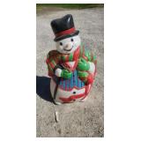 43in.T Snowman Blow Mold (damaged)