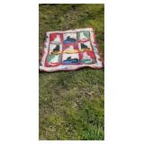 48 x 55 handmade lap quilt