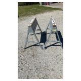 Metal Fold Up Saw Horses 2