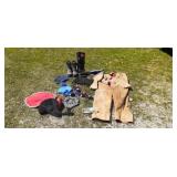 Winter wear, hats, boots and more