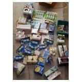 Large quantity of light bulbs.