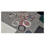 Rolls of copper wire