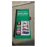 Heavy duty steel shelving in it new in the Box