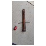 Heavy duty 3"  Steel post driver