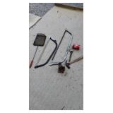 Pruning saws, hydraulic Jack, hitch pin and more