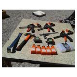 CLAMPS:STIHL 2-CYCLE OIL:TOOLS