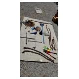 4 way tie or wrenches Log chains are chords