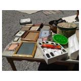 SEWING BASKET:PICTURE FRAMES