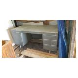 Metal office desk