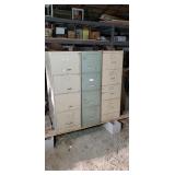 3 File cabinets