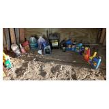 Automotive  oil  starting fluid  windshield