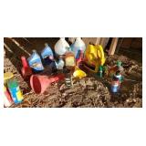 Automotive oil  funnels starting fluid