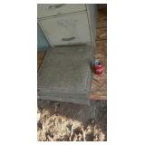 Stack of 18" carpet squares