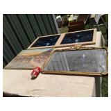 FRAMED WALL ART:WALL MIRROR