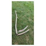 Old mowing scythe