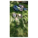 Shovels pruning loppers pick