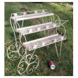 Metal Tea  cart flower pot stand.