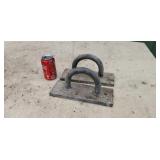 2 large heavy duty D rings