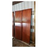 Pair of swinging doors for a 51" opening