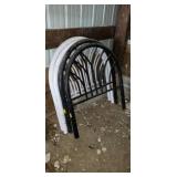 Metal bed headboards