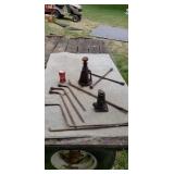 Jacks and tire tools