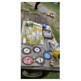 Metal cut off blades 1" brass valve