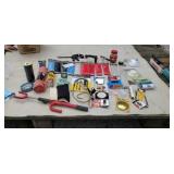 New air tools  clamps tape.