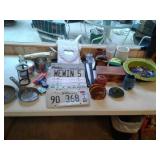 LICENSE PLATES:MISCELLANEOUS HOUSEHOLD