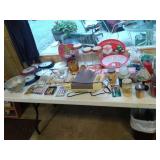 MISCELLANEOUS HOUSEHOLD:CANDLES:CLOCKS