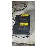 Two  APC  battery backups